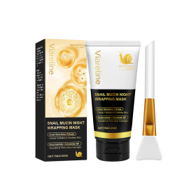 Viareline Turmeric Sleeping Mask Gentle Hydrating Exfoliating Mask Gel Hydrating And Moisturizing Mask (Option: 1 set-125.8g-1.81*1.81*5.59inch)